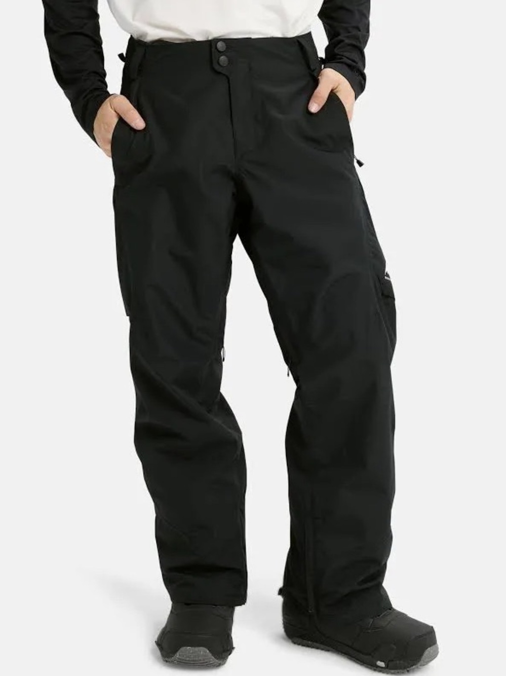Burton Black Men's Cargo Snow Pants View 2